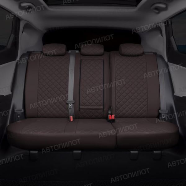 Чехлы Автопилот Экокожа Ромб на Lifan X60 2012-2018 г.в. Чехлы Автопилот Экокожа Ромб на Lifan X60 2012-2018 г.в.