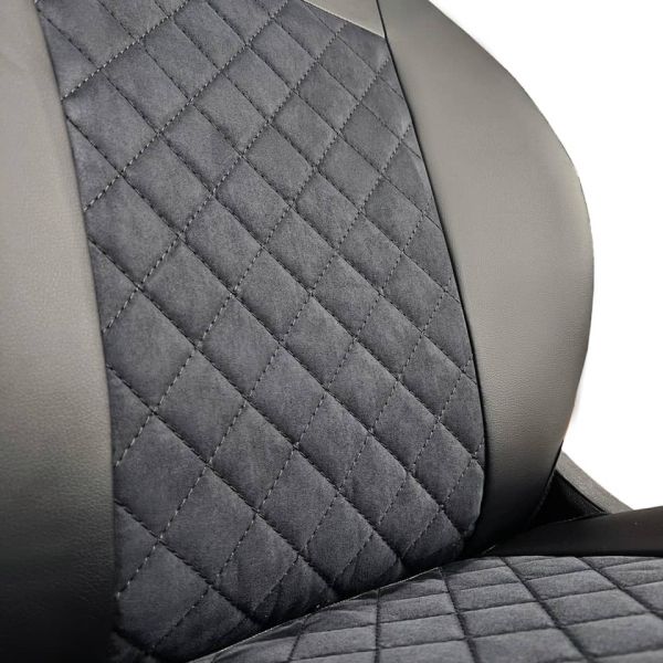 Чехлы Алькантара на Chevrolet Cruze 2009-2015 г.в. Чехлы Алькантара на Chevrolet Cruze 2009-2015 г.в.