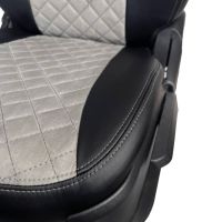 Чехлы Алькантара на Chevrolet Cruze 2009-2015 г.в. Чехлы Алькантара на Chevrolet Cruze 2009-2015 г.в.