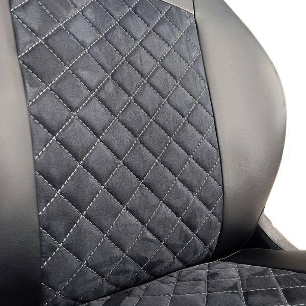 Чехлы Алькантара на Chevrolet Cruze 2009-2015 г.в. Чехлы Алькантара на Chevrolet Cruze 2009-2015 г.в.