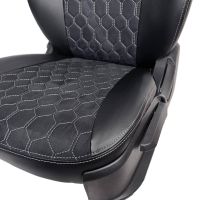 Чехлы Алькантара на Chevrolet Cruze 2009-2015 г.в. Чехлы Алькантара на Chevrolet Cruze 2009-2015 г.в.