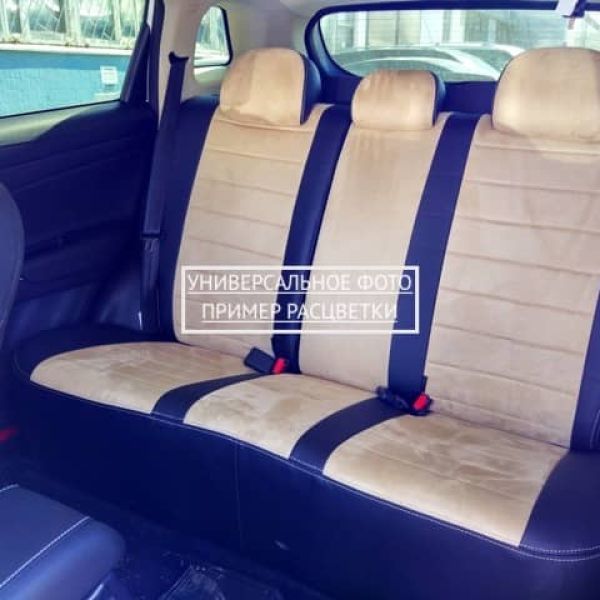 Чехлы Автопилот Алькантара на Toyota Hilux 8 с 2015+ Чехлы Автопилот Алькантара на Toyota Hilux 8 с 2015+