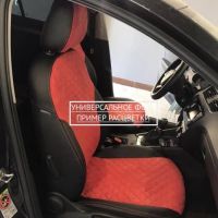 Чехлы Автопилот Алькантара Ромб на Volvo S60 2010-2018 г.в. Чехлы Автопилот Алькантара Ромб на Volvo S60 2010-2018 г.в.