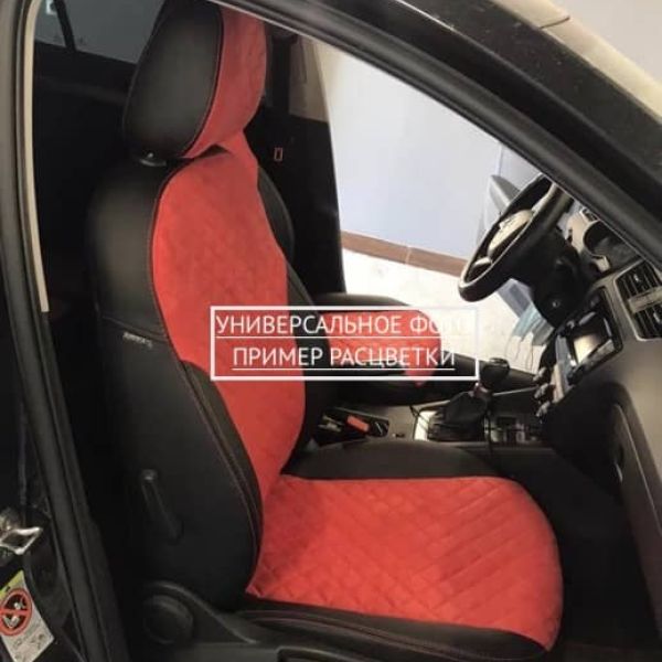 Чехлы Автопилот Алькантара Ромб на Volvo S60 2010-2018 г.в. Чехлы Автопилот Алькантара Ромб на Volvo S60 2010-2018 г.в.