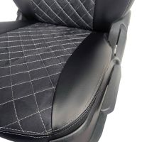 Чехлы Алькантара на Chevrolet Cruze 2009-2015 г.в. Чехлы Алькантара на Chevrolet Cruze 2009-2015 г.в.