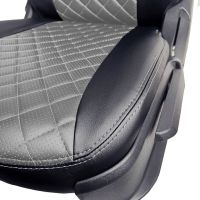 Чехлы Экокожа Ромб на SsangYong Kyron 2006-2015 г.в. Чехлы Экокожа Ромб на SsangYong Kyron 2006-2015 г.в.