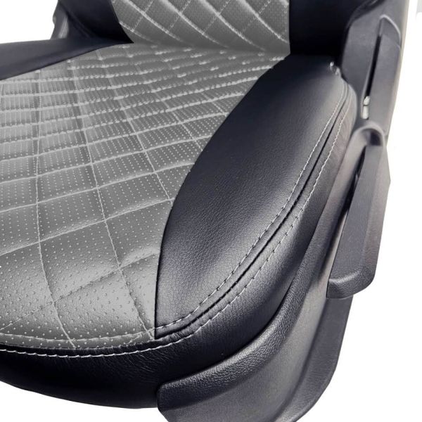 Чехлы Экокожа Ромб на SsangYong Kyron 2006-2015 г.в. Чехлы Экокожа Ромб на SsangYong Kyron 2006-2015 г.в.